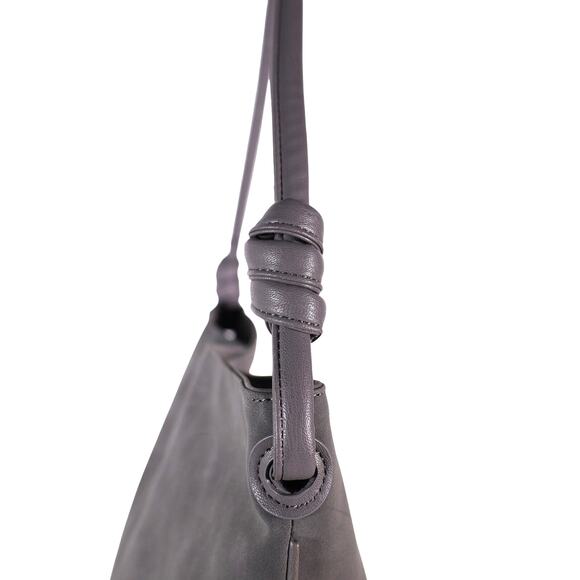 8 Other Reasons Betsy Slouch Tote Shoulder Bag – Stone Gray Suedette - NWT - Picture 4 of 9